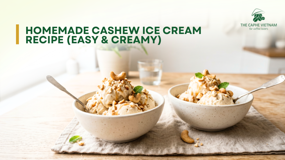Homemade Cashew Ice Cream Recipe (Easy & Creamy)