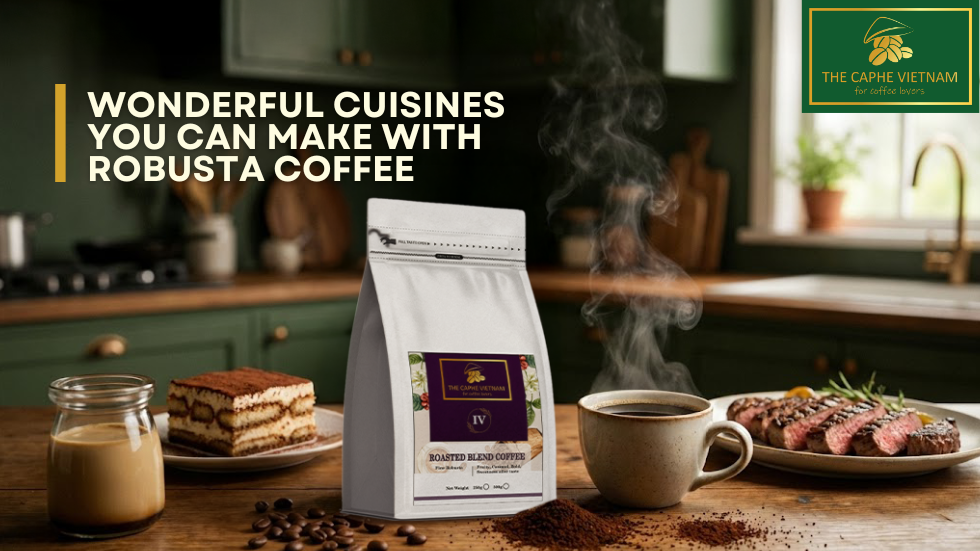 Wonderful Cuisines you can make with Robusta coffee