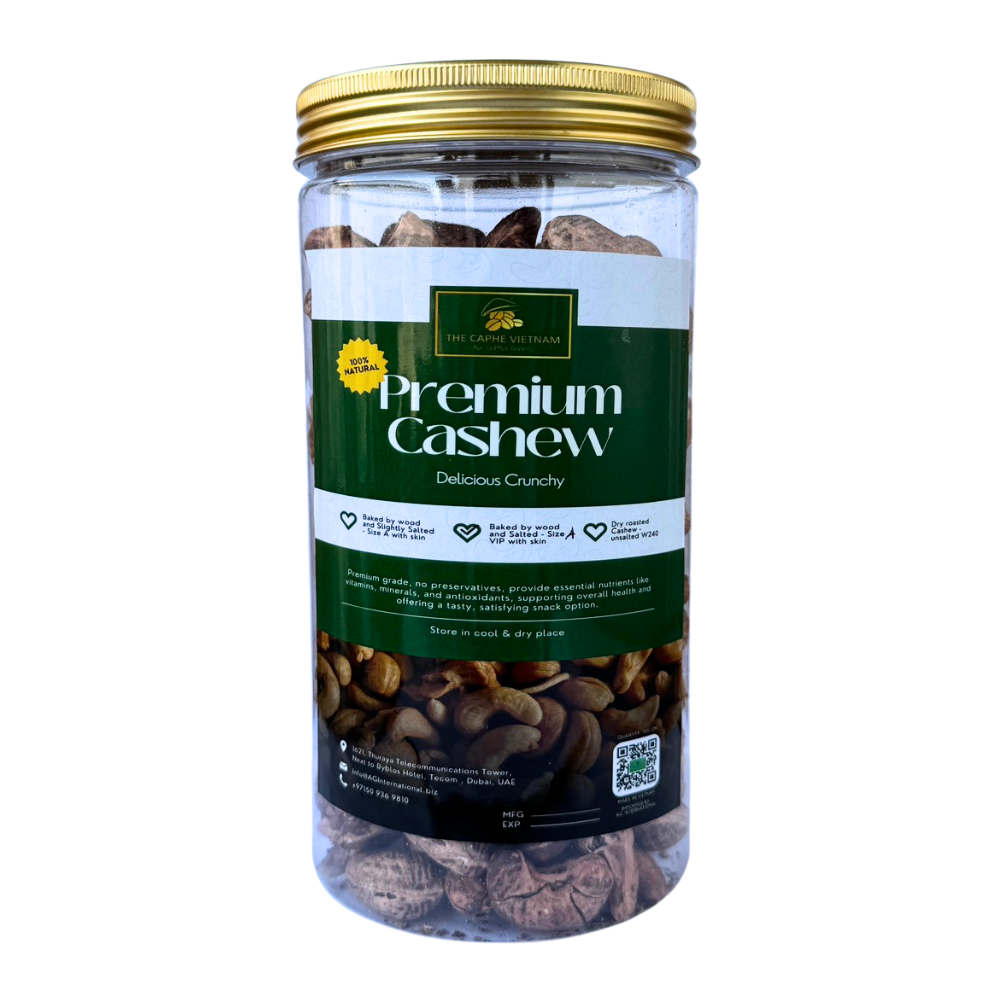 Roasted Cashew nut without skin-unsalted W240