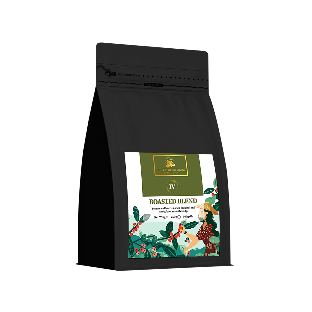 Combo Gift Set - Roasted Blend Arabica & Robusta 500g + Roasted Cashew with Skin A 500g