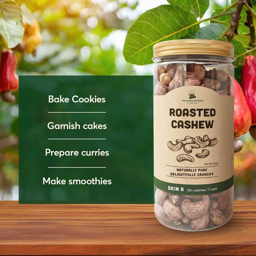 Combo Gift Set - Specialty Arabica 500g + Roasted Cashew with Skin A 500g