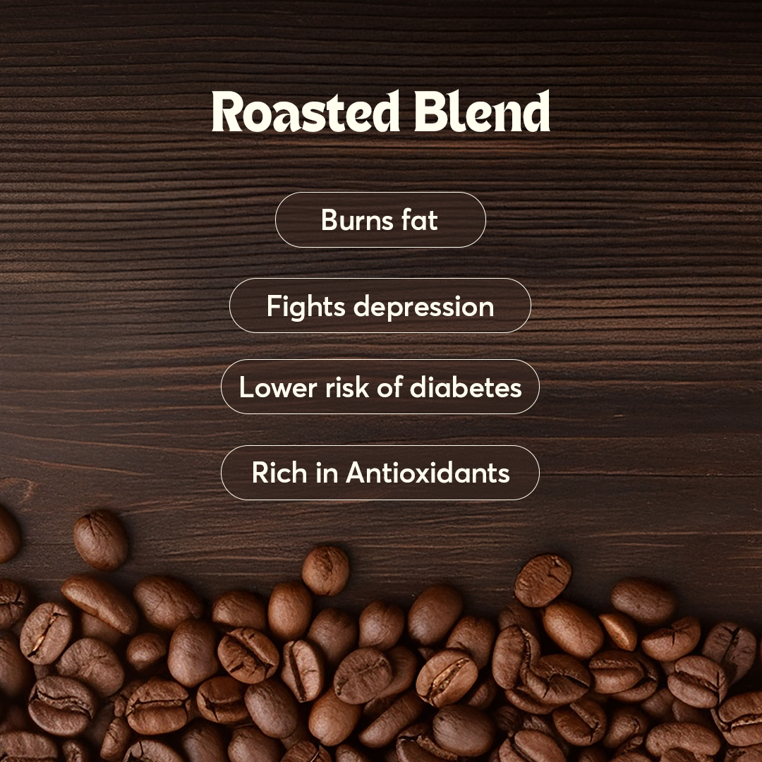 Roasted Blend Premium Whole Beans Coffee 10 kg ( Arabica + Robusta)