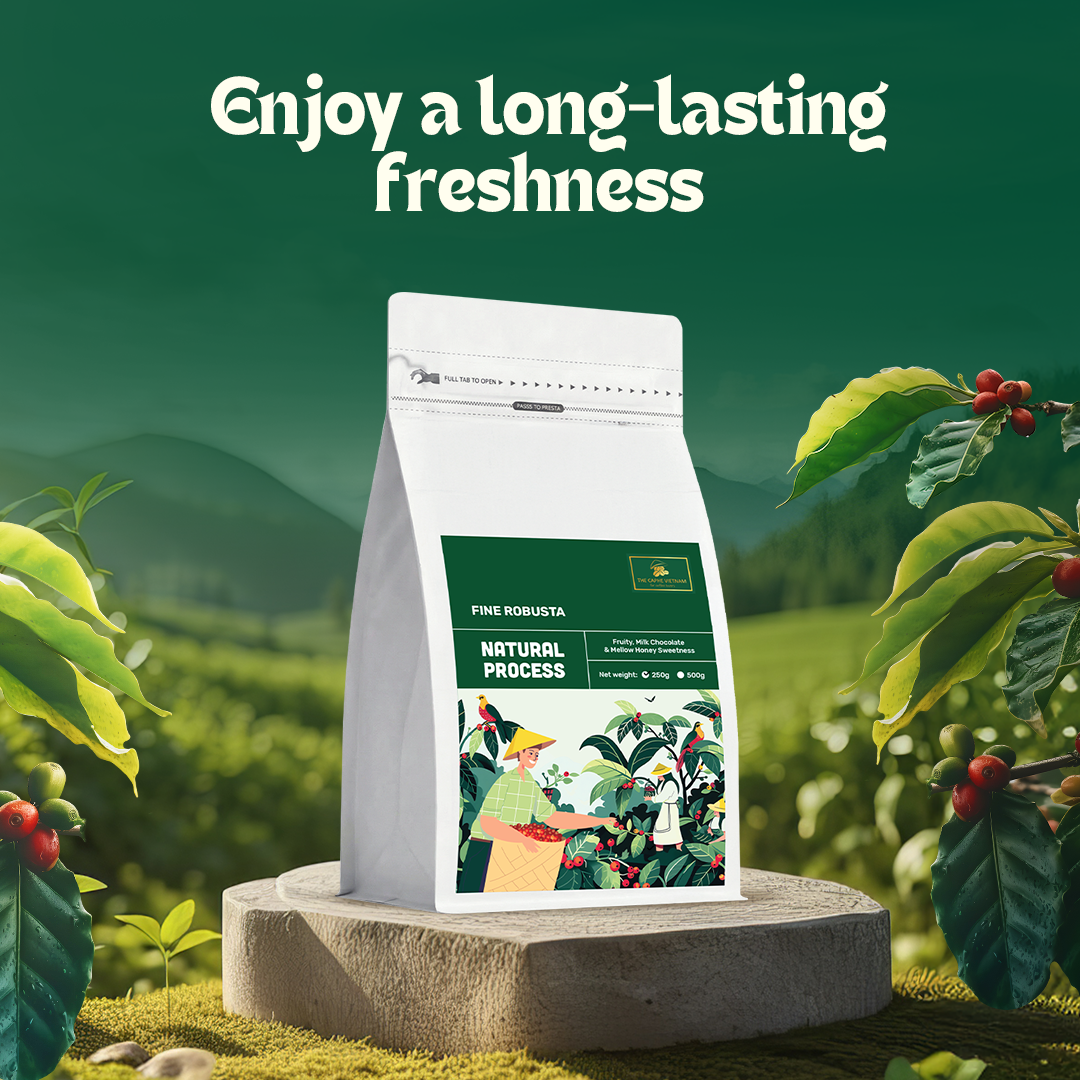 Fine Robusta Natural Whole Beans