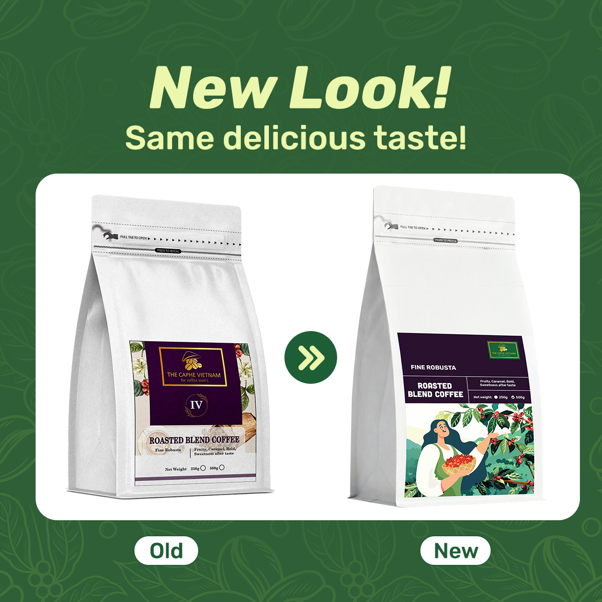 Fine Robusta Blended Coffee Ground