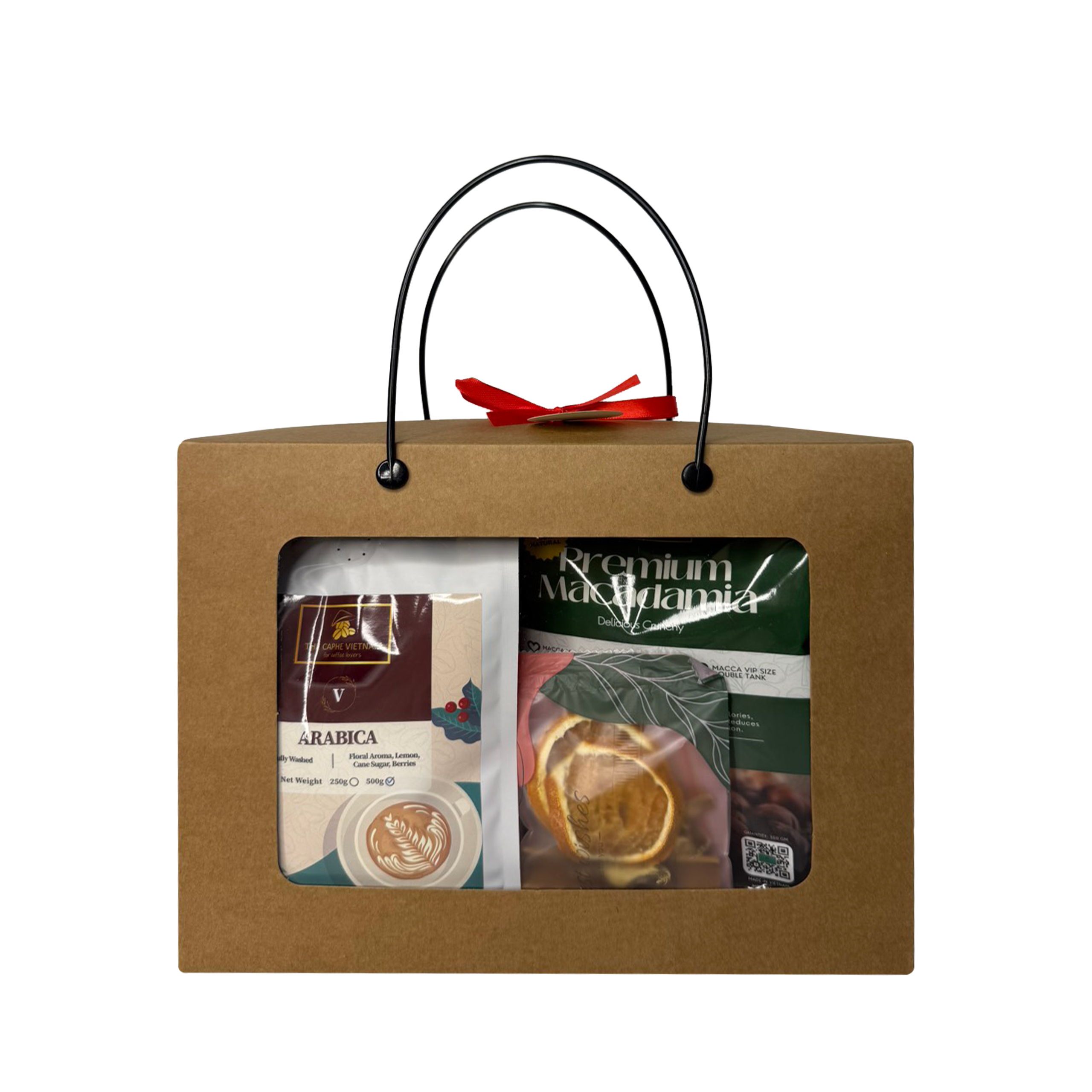 Combo Gift Set - Specialty Arabica & Robusta 500g + Macadamia Vip size Double Tanks 500g